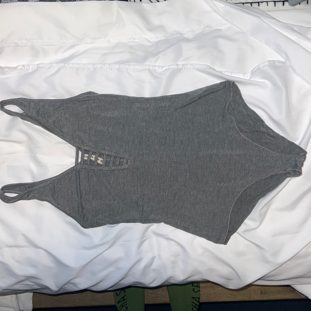 Super Cute Body-Suit, “Tank” Style, Low Cut size:xs